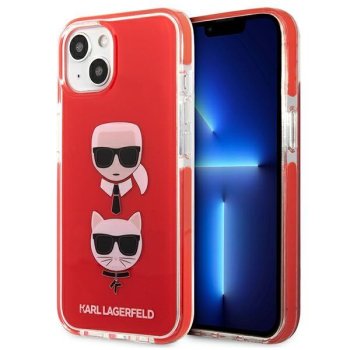 Apple iPhone 13 mini 5.4" Karl Lagerfeld Karl&Choupette Head Case Cover (KLHCP13STPE2TR), Red