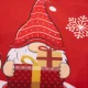 Ruhhy Christmas Table Runner with Gnomes 180x40 cm, Red