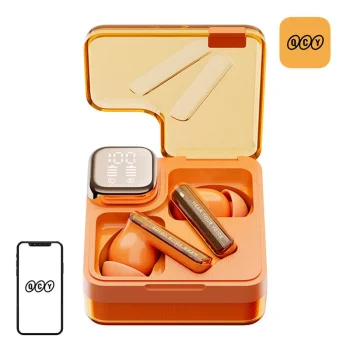 TWS Wireless Earbuds QCY MeloBuds Neo T31 BT 5.3 Orange