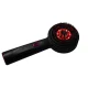 Electric Scalp Massager Brush with Oil Applicator and Red Light, USB, Black