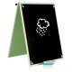 Double-Sided Wooden Farm Busy Board with Chalkboard, 28x37.5x50 cm, green