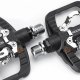 Rockbros PD303 Platform & SPD Bicycle Pedals - Black