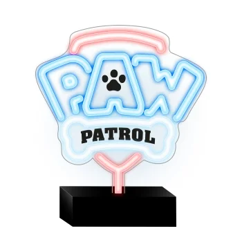 Paw Patrol Logo LED Neon Light with Stand