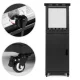 MultiGarden 13 kW Gas Patio Heater with Glass Tube Volcanic Rocks and Cover for Outdoor Garden