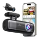 REDTIGER F9 Dash Cam 4K + 1080p with Wi-Fi and GPS