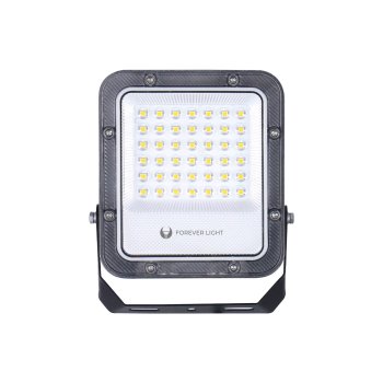 LED prožektors PROXIM+ 30W 6500K 4500lm IP65 Forever Light, melns