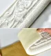 Self-Adhesive Decorative Wall Molding, 230x8 cm, White