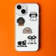 TFO 3D Dog Stickers Set 5 pcs, Multicolour