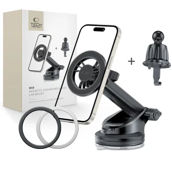 Tech-Protect N56 Magnetic Car Holder with MagSafe - Black