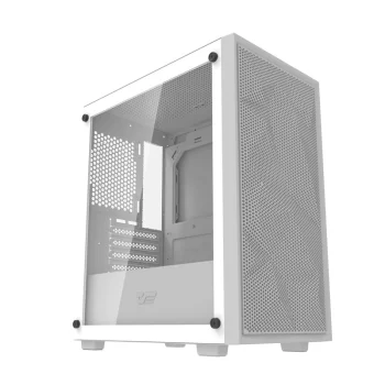 Darkflash M305 Mesh Mini Tower Computer Case, White