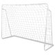 Neo-Sport Football Goal 245 x 155 x 80 cm with Target Wall