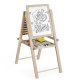 Ricokids Foldable Double-Sided Kids Easel with Magnetic Whiteboard & Chalkboard