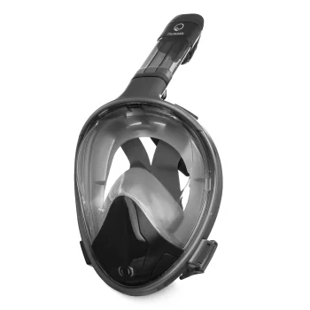 4Fizjo Full Face Snorkeling Mask TSUNAMI L/XL, Black