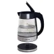 Huslog Electric Kettle AK-0537, 1.7L Glass Tea Kettle with LED, 2200W Fast Boil