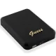 Guess MagSafe Wireless Power Bank Metal Script Logo 5000mAh, Black