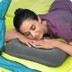 Inflatable Camping Pillow for Travel Bestway 67121, 16.5 x 10 in, navy blue