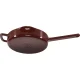 Fissler Moments Collection Cast Iron Frying Pan 26 cm, Burgundy Red