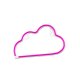 Cloud Neon Sign Neolia NNE25 for Wall Decor, Pink