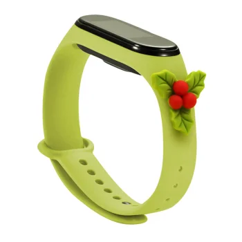 Strap Xmas Silicone Band for Xiaomi Mi Band 5 / 6 - Green
