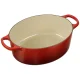 Cast Iron Casserole Le Creuset Signature Oval 27 cm 4.1 l Cerise