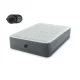 Intex 64906ND Double Air Mattress with Built-in Pump, 203x152x46 cm