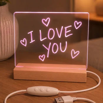 Forever Light FNL-18 Acrylic LED Night Lamp with Marker
