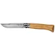 Opinel No. 08 Pocket Knife with Olive Wood Handle & Sheath