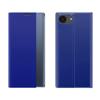 New Sleep Case Flip Cover with Stand for iPhone 16e / 17e - Blue