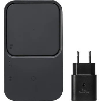 Samsung Duo EP-P5400TBEGEU 15W Wireless Charger with Wall Charger and Cable, Black
