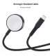 Choetech T319 MFI 5W wireless charger Apple Watch + USB-C cable - black