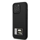 Karl Lagerfeld Ikonik Patch Silicone Case for iPhone 13 / 13 Pro - Black