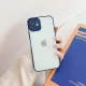 Milky Case Silicone Flexible Translucent Case for Samsung Galaxy A22 4G, Navy Blue