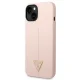 Guess Silicone Triangle Case for iPhone 14 Plus Pink