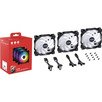 Adata XPG VENTO 120 ARGB PWM 3-Pack Cooling Fan, Black