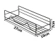 Metal Bathroom Shelf Loft, Hanging, Black