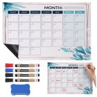 Magnetic Calendar for Fridge Ruhhy 26954 Dry Erase Weekly and Monthly Planner Board