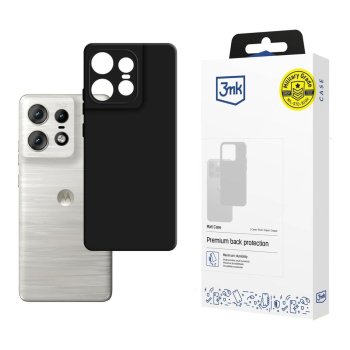3Mk Protection Matt Case for Motorola Edge 50 Pro - Black