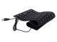 Silicone Keyboard USB, Silent, Waterproof, Black
