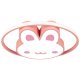 Dimmable LED Kids\' Room Ceiling Light with Remote, Bunny Design, Pink