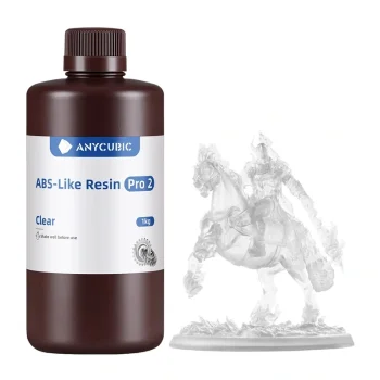 ANYCUBIC ABS-Like Resin Pro 2 3D Printer Photopolymer Resin, 1 kg, Transparent