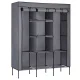 Massido Textile Wardrobe, Graphite