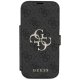 Guess Book 4G Metal Logo Folio Case for iPhone 17 Pro - Black