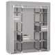 Large Textile Closet Massido, Gray
