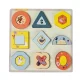 Bakalu Educational Wooden Puzzle Geometric Shapes KZ0995