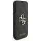 Guess Book 4G Metal Logo Phone Case Cover iPhone 17 Pro - Black