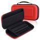 Large Nintendo Switch console case with accessory compartments, red