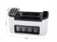 Multifunctional Kitchen Organizer for Cutlery and Spices, White/Black