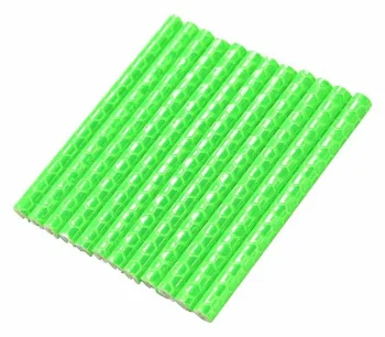 Bicycle Spoke Reflectors (12 pcs), Green