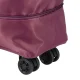 Foldable Travel Bag on Wheels, 3 Sizes, 50L, Purple