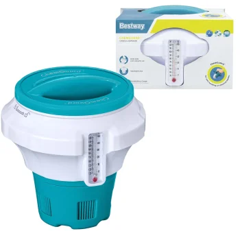 Bestway 58701 Large Pool Chemical Dispenser with Thermometer